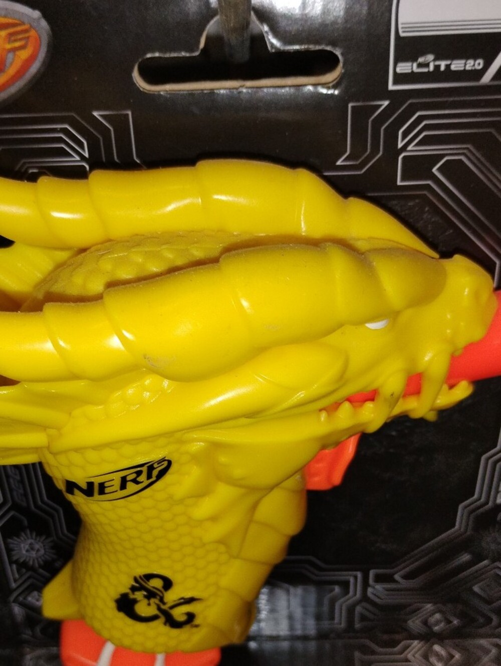 Kids' Nerf Yellow and Orange Dragon Blaster